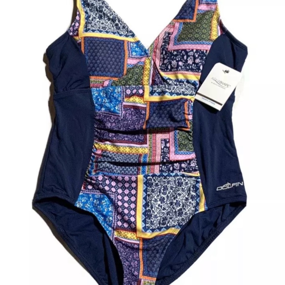 Aquashape Byzantine Tummy Control One Piece, 18, NWT